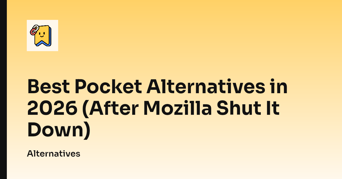 Pocket alternatives compared — Raindrop, Instapaper, Readwise and Tuckii